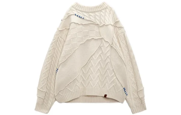 ADER ERROR X Zara Oversized Patchwork Knit Sweater